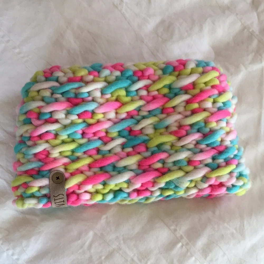 Handmade Hand Knit Ear Warmer Headband Multi Color